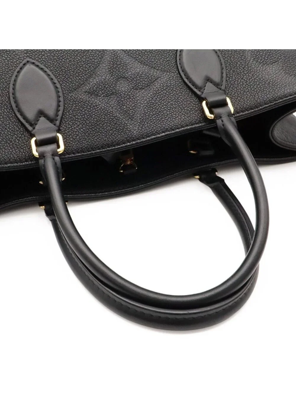 Louis Vuitton Monogram Empreinte on the Go GM Tote Large Shoulder Bag 2-Way
